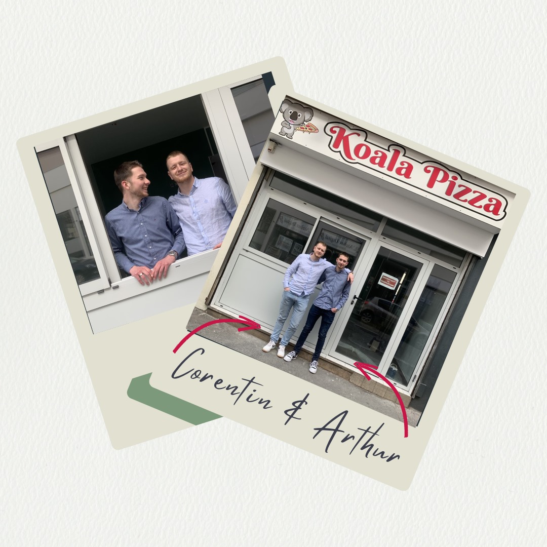 Corentin & Arthur Mochet - Frères et gérants de Koala Pizza